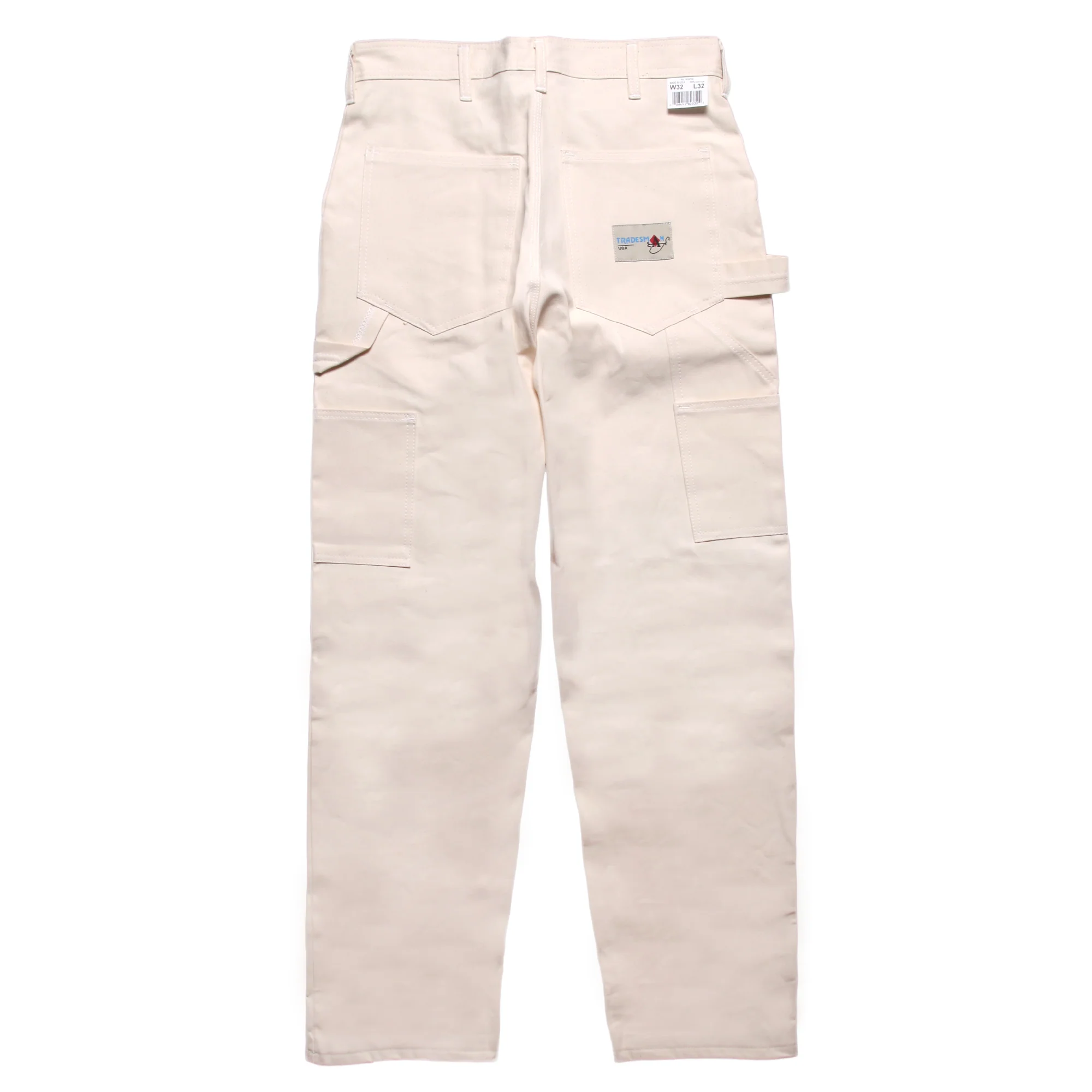 Ace Drop Cloth Tradesman Carpenter Pants - Natural - Image 10