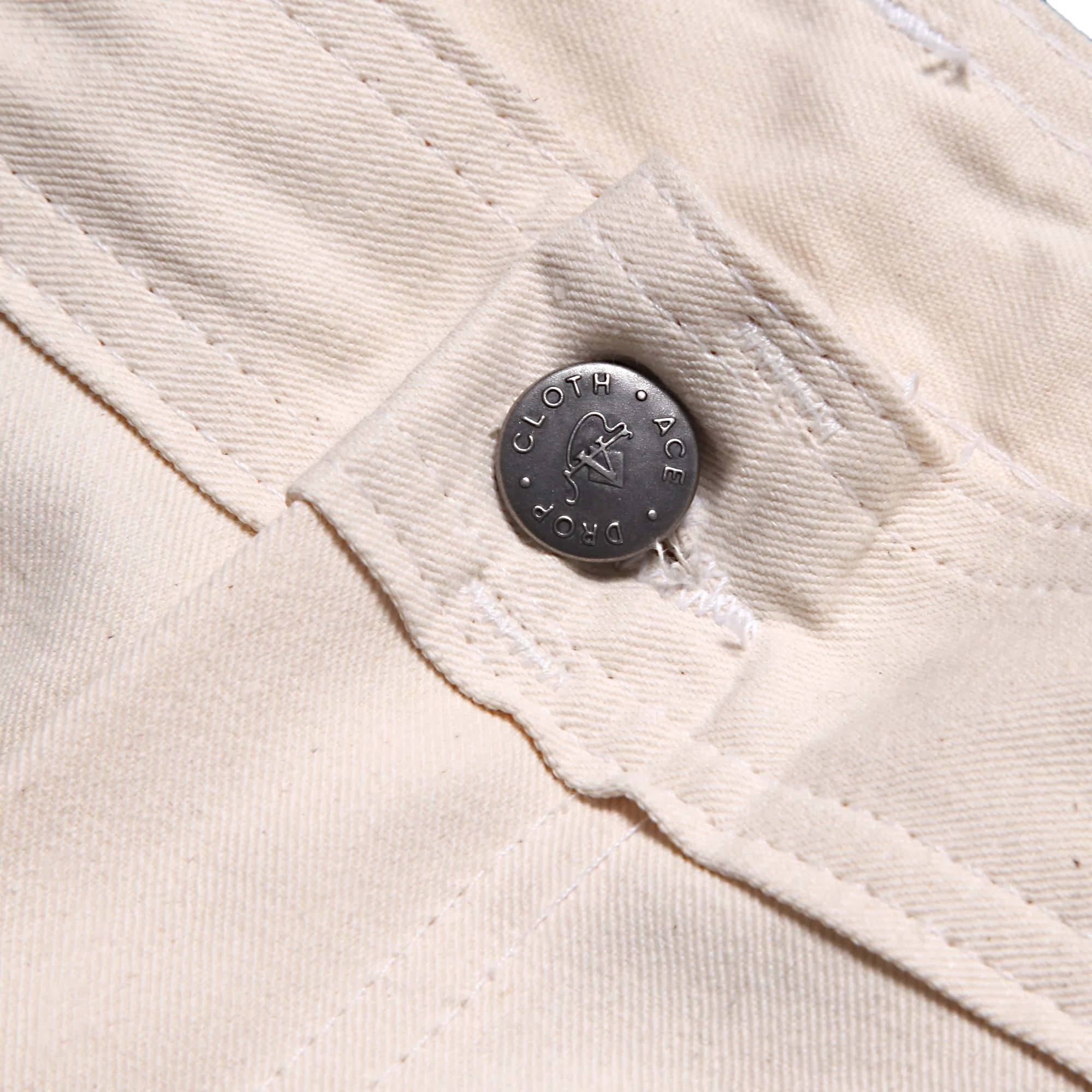 Ace Drop Cloth Tradesman Carpenter Pants - Natural - Image 6