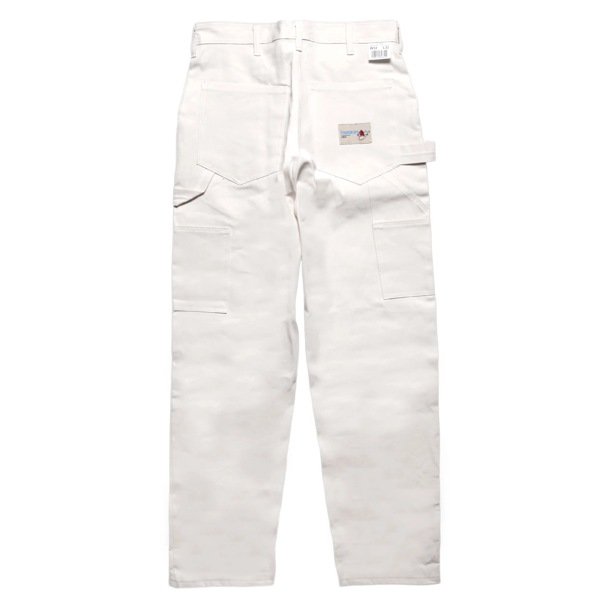 Ace Drop Cloth Tradesman Carpenter Pants - White - Image 9