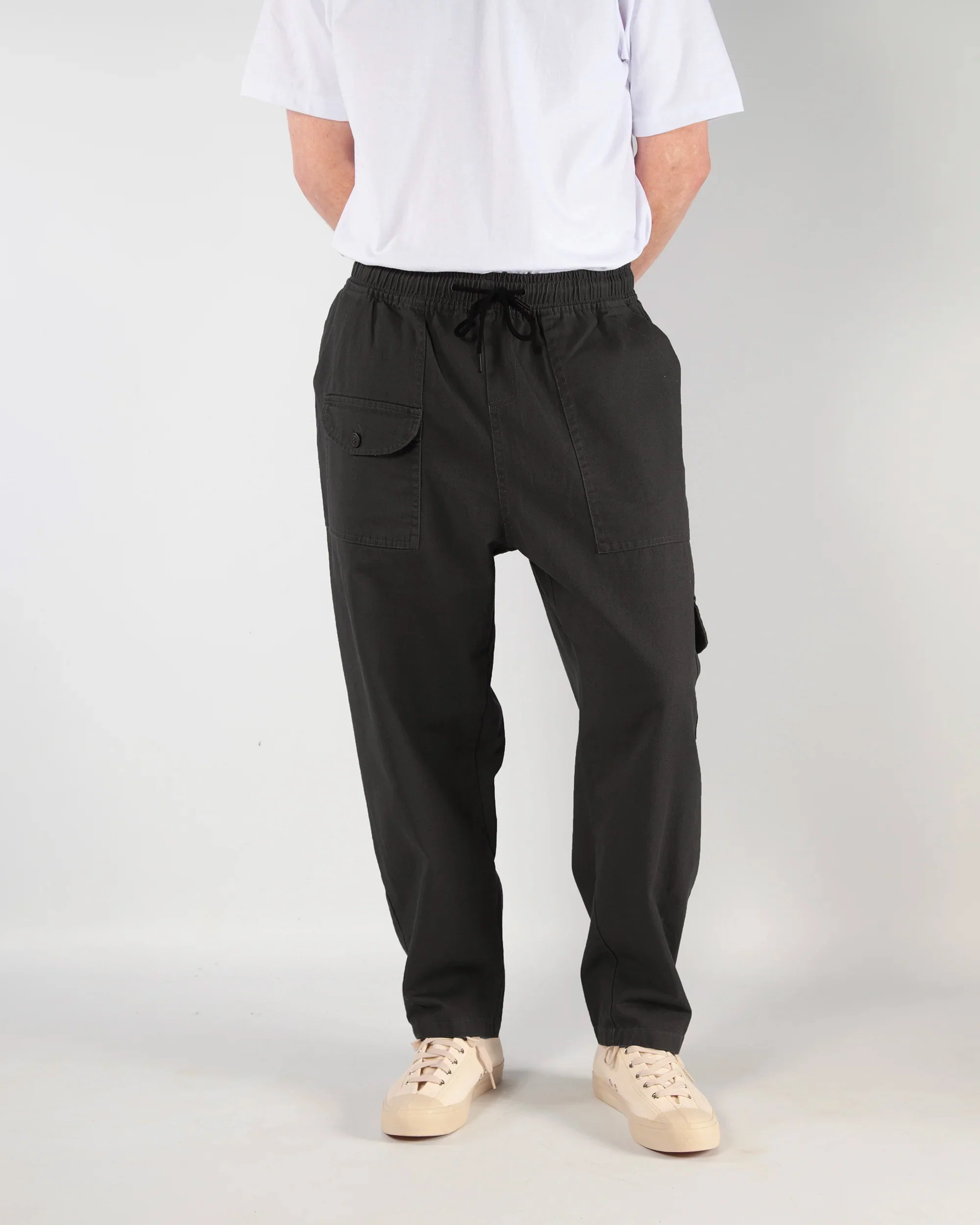 Blacksmith - Beach Cargo Pants - Black - Image 3