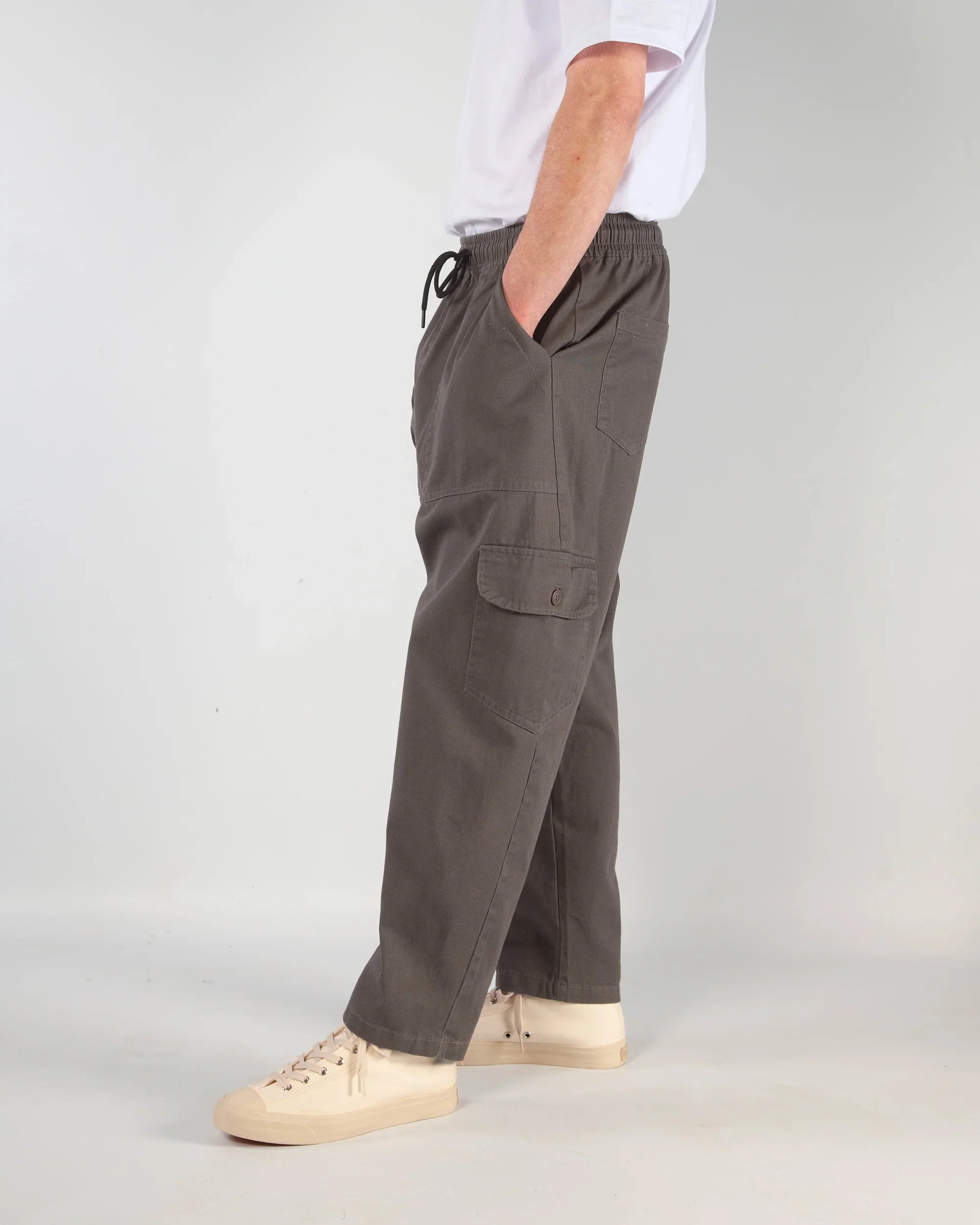 Blacksmith - Beach Cargo Pants - Grey - Image 3