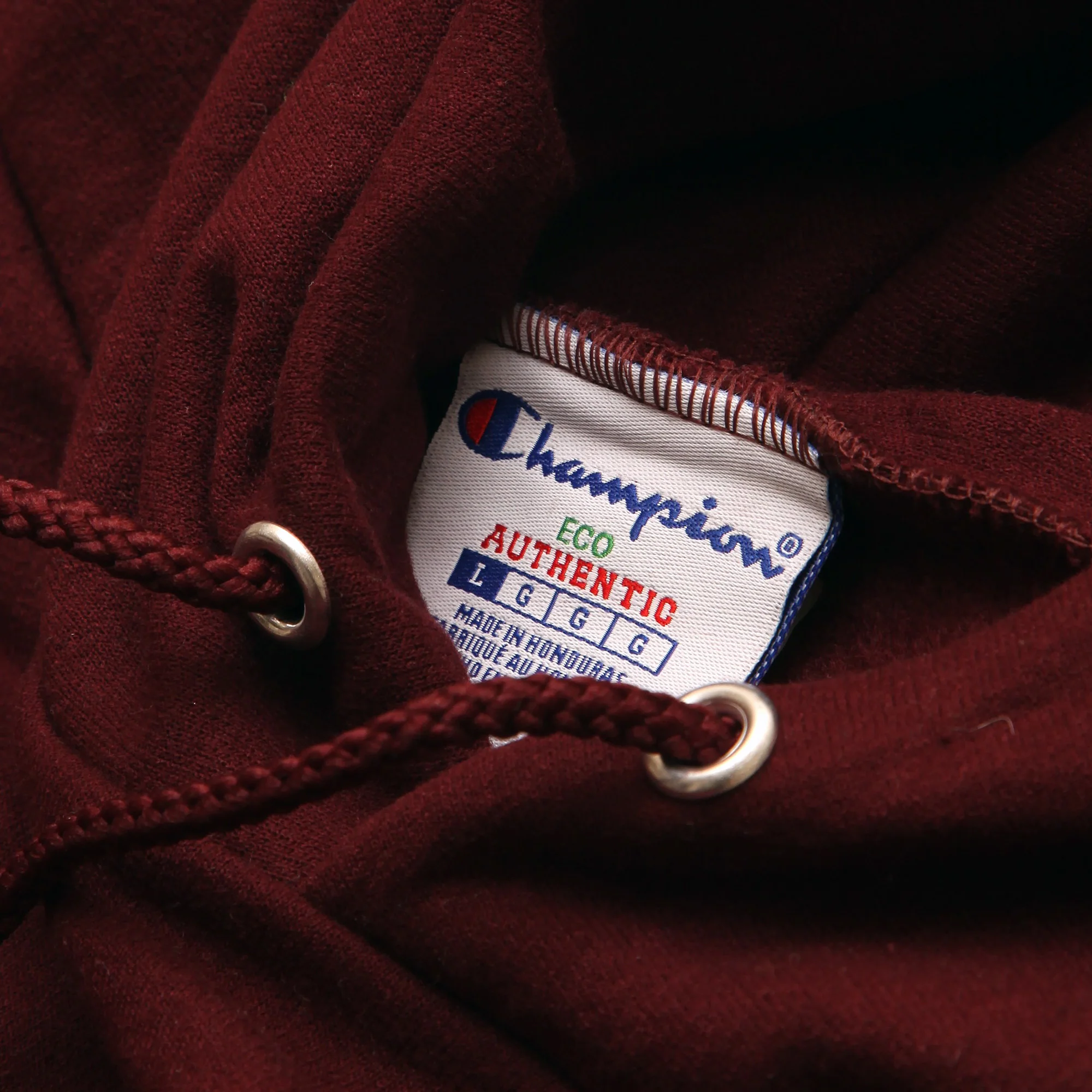 Champion - 9oz Hoodie - Burgundy - Image 3