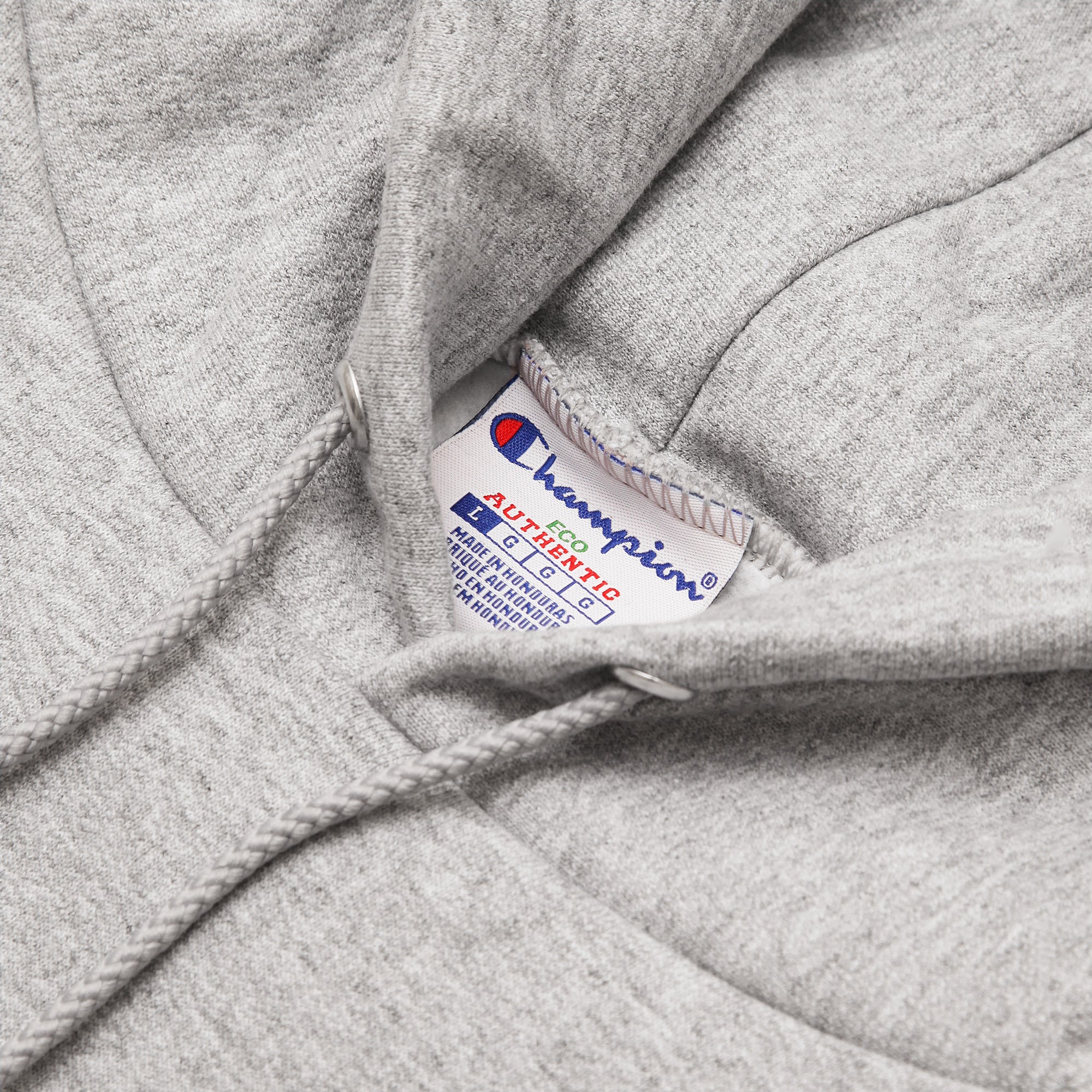 Champion - 9oz Hoodie - Grey Heather - Image 3