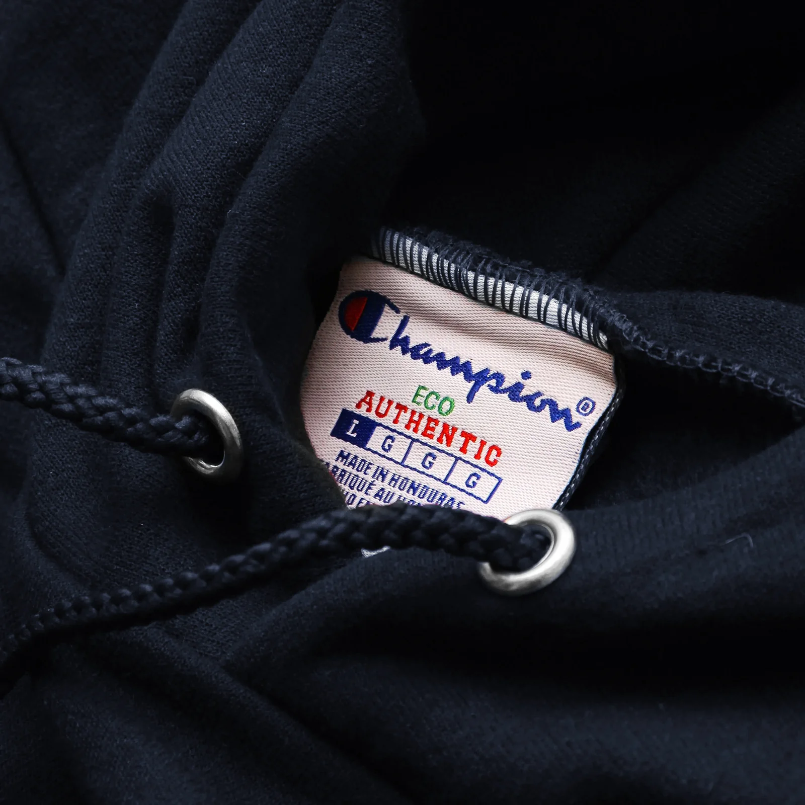 Champion - 9oz Hoodie - Navy - Image 3