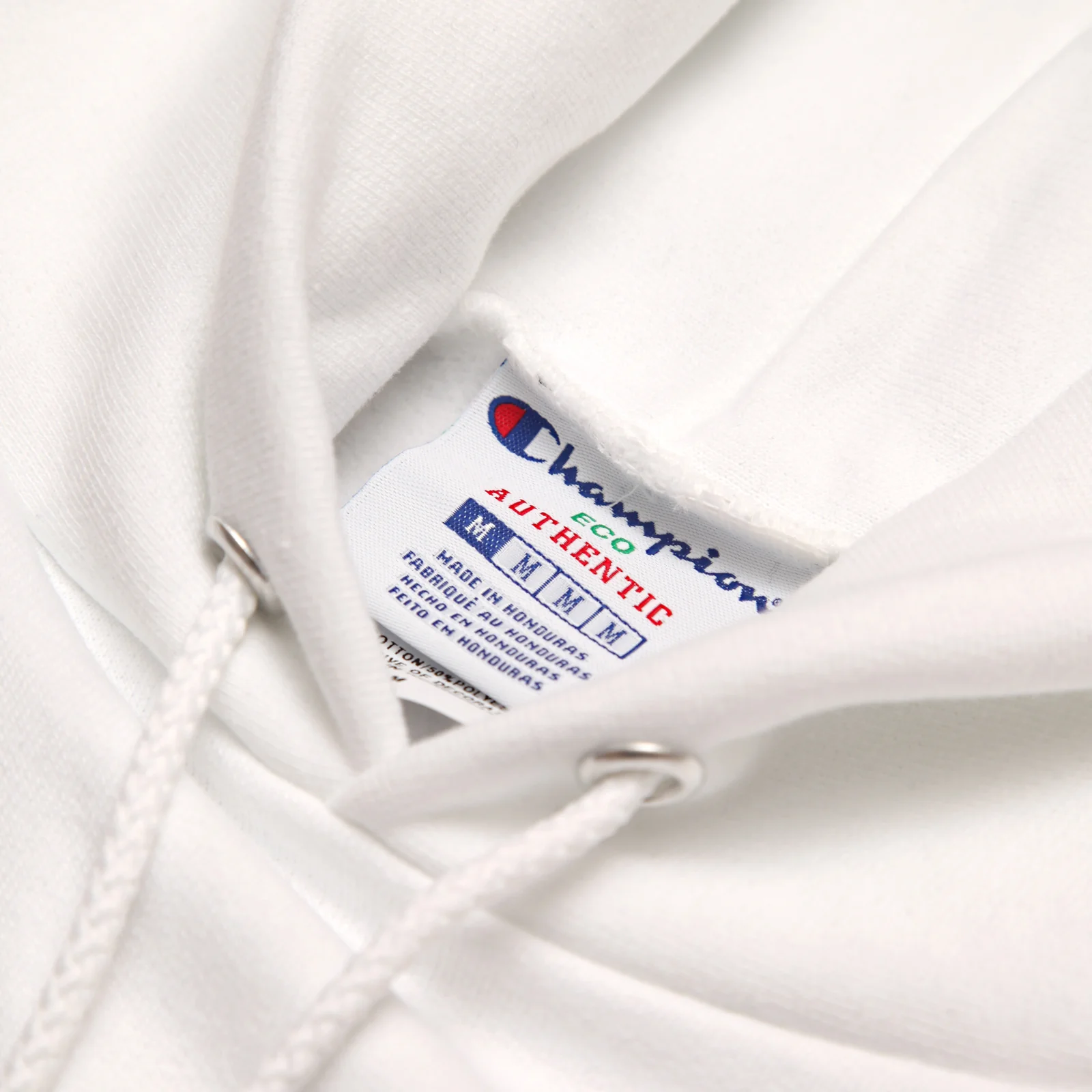 Champion - 9oz Hoodie - White - Image 3