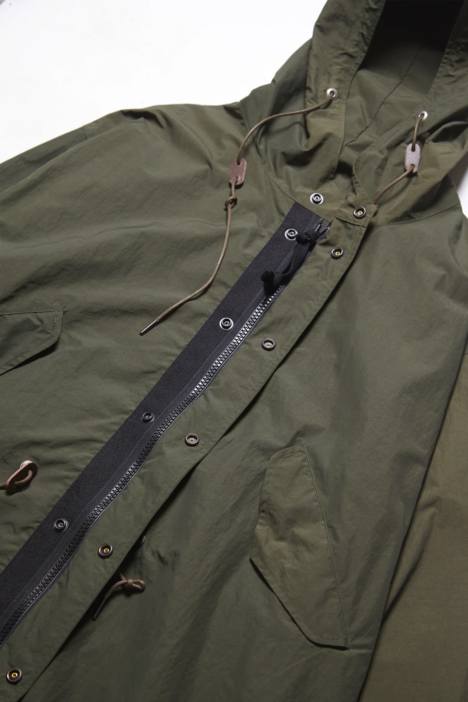 Outstanding & Co. - Nylon Fishtail Parka - Olive - Image 6