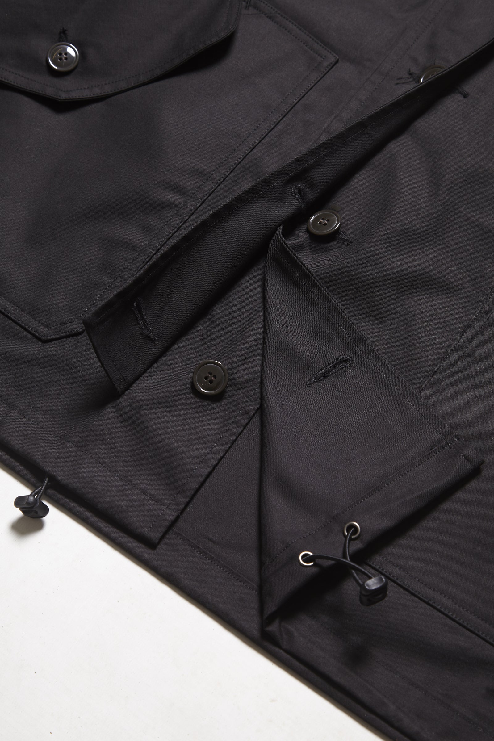 Outstanding & Co. - RAF Short Hooded Parka - Black - Image 7
