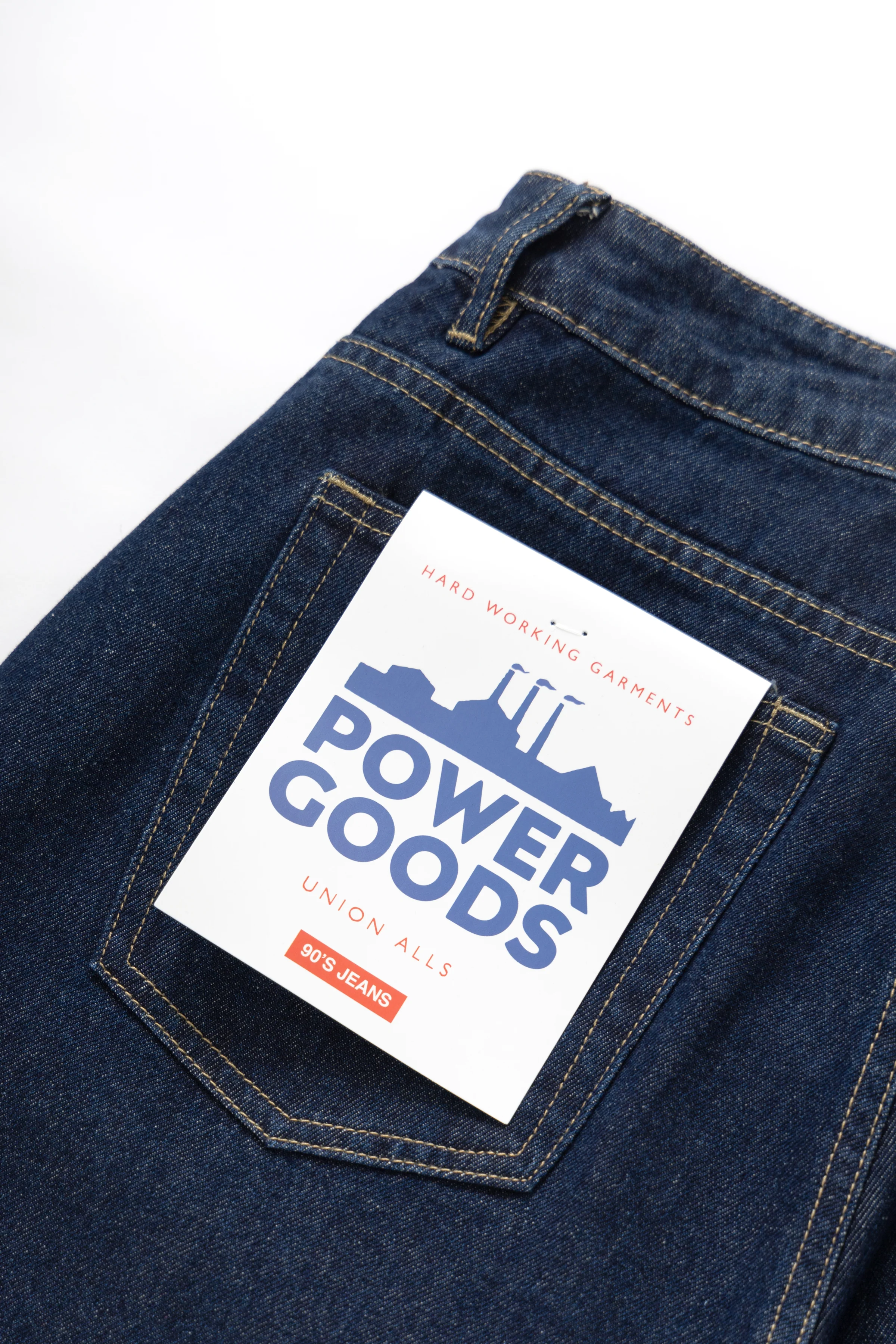 Power Goods - 90's Jeans - Indigo - Image 3
