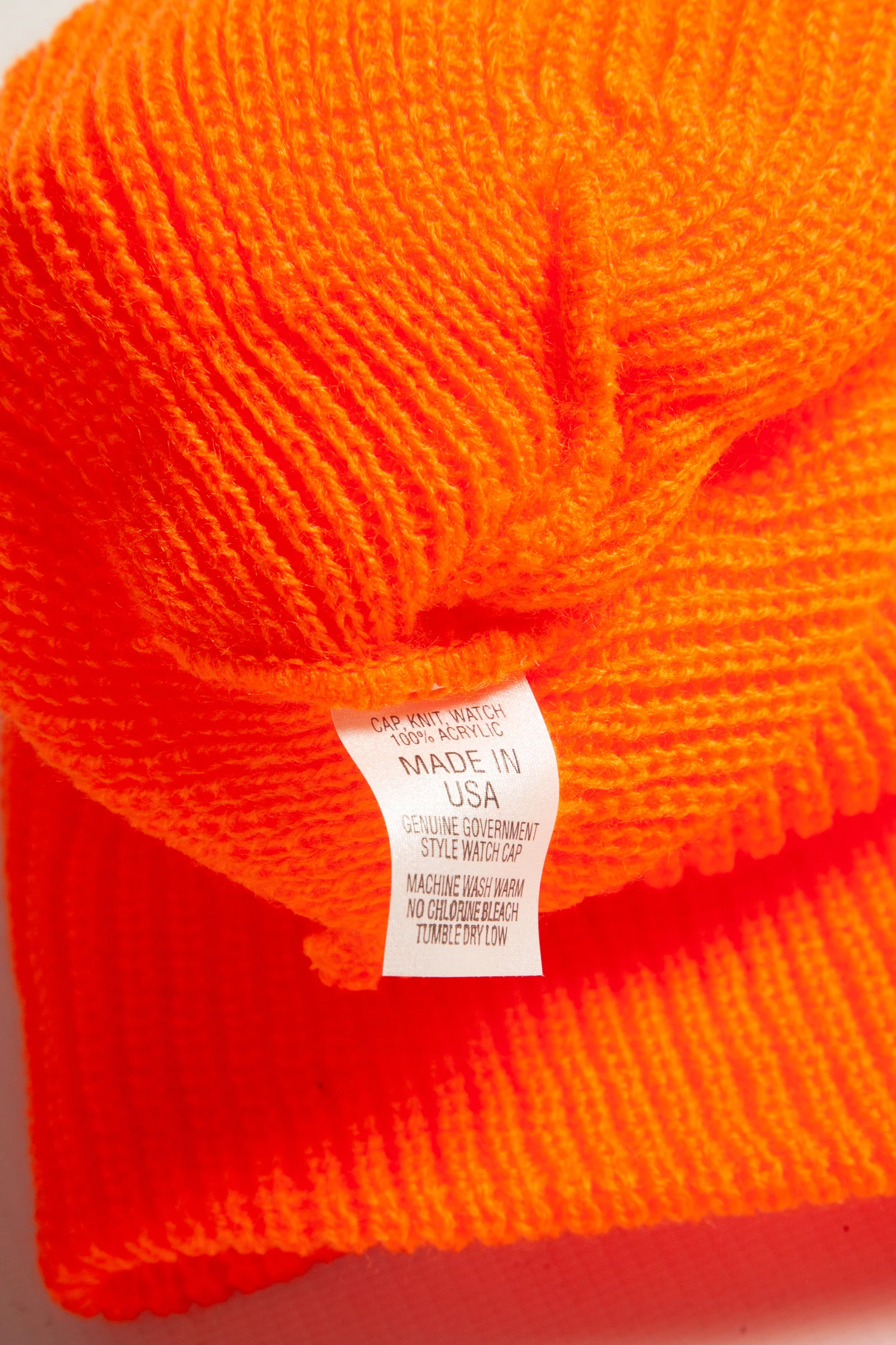 Power Goods - Watch Cap Beanie - Blaze Orange - Image 3