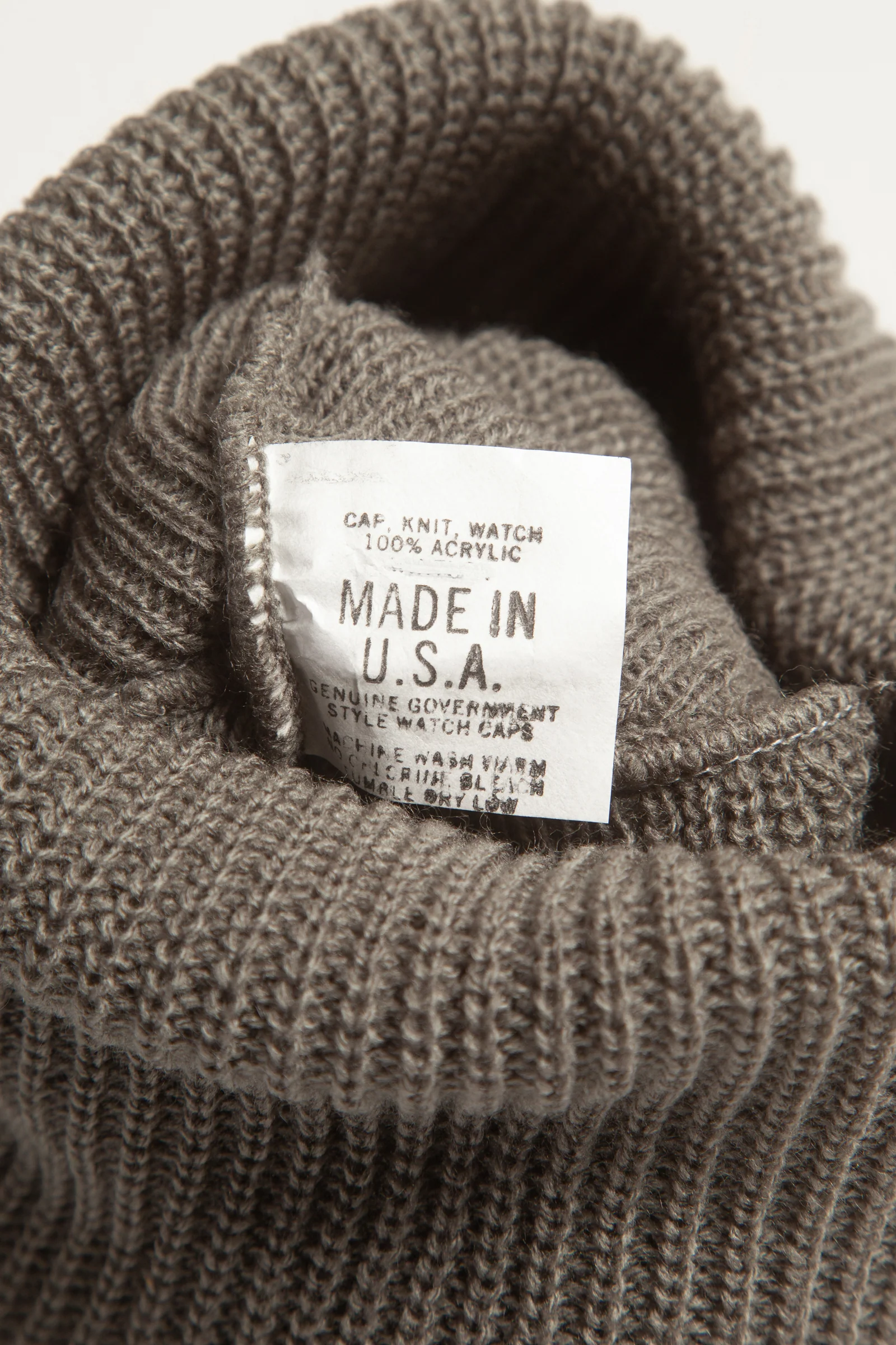 Power Goods - Watch Cap Beanie - Smoke Grey - Image 3