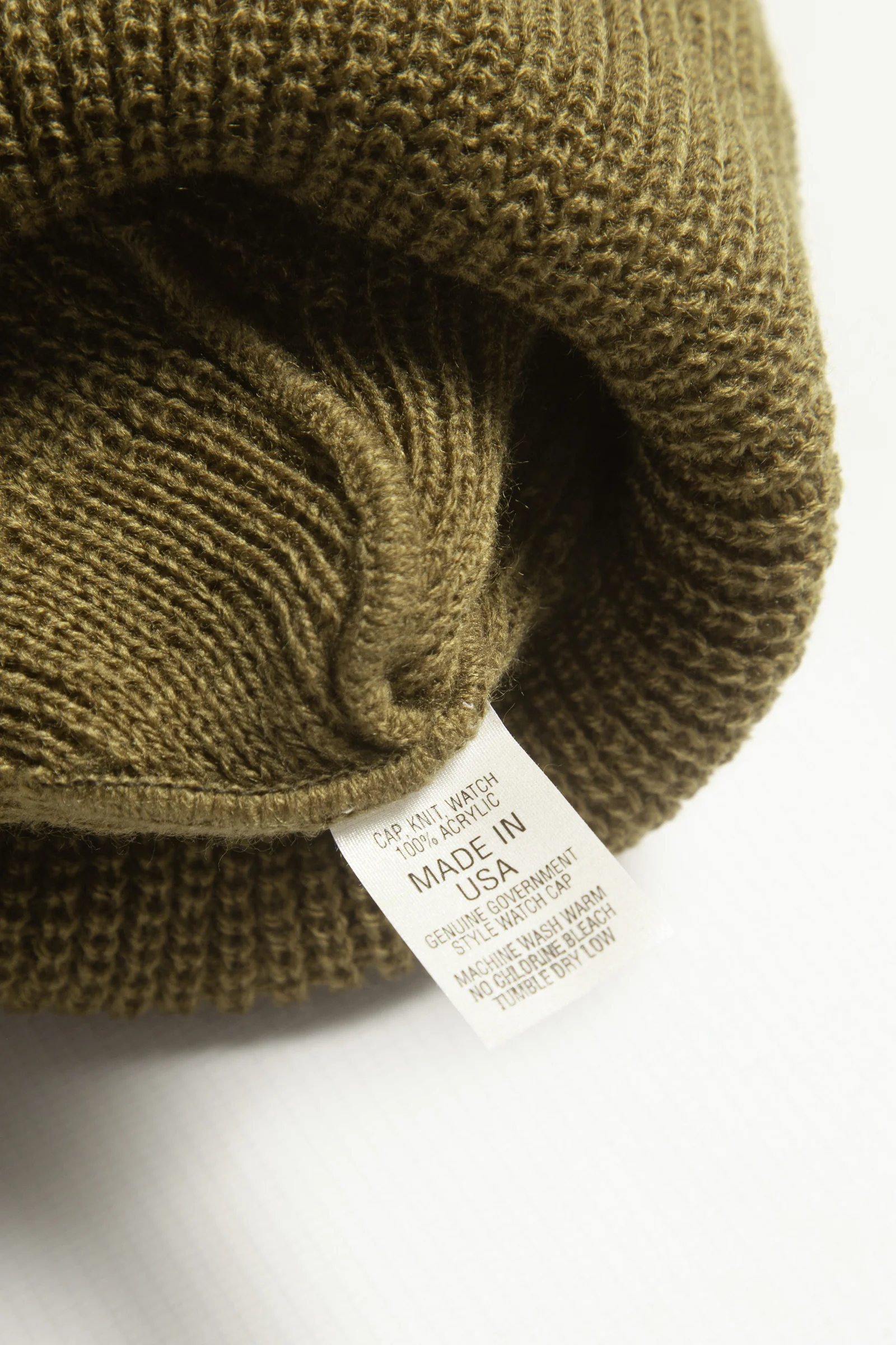 Power Goods - Watch Cap Beanie - Olive - Image 3