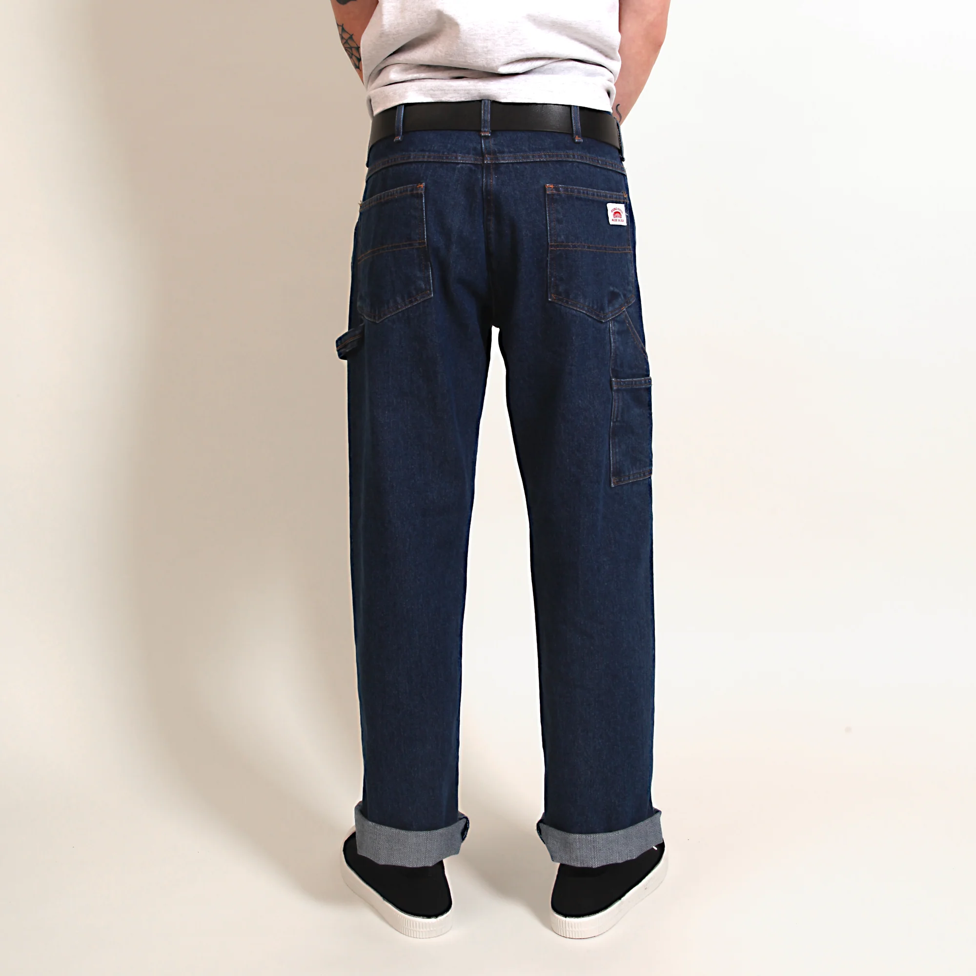 Round House 14oz Carpenter Jeans #1010 - Washed Indigo - Image 3