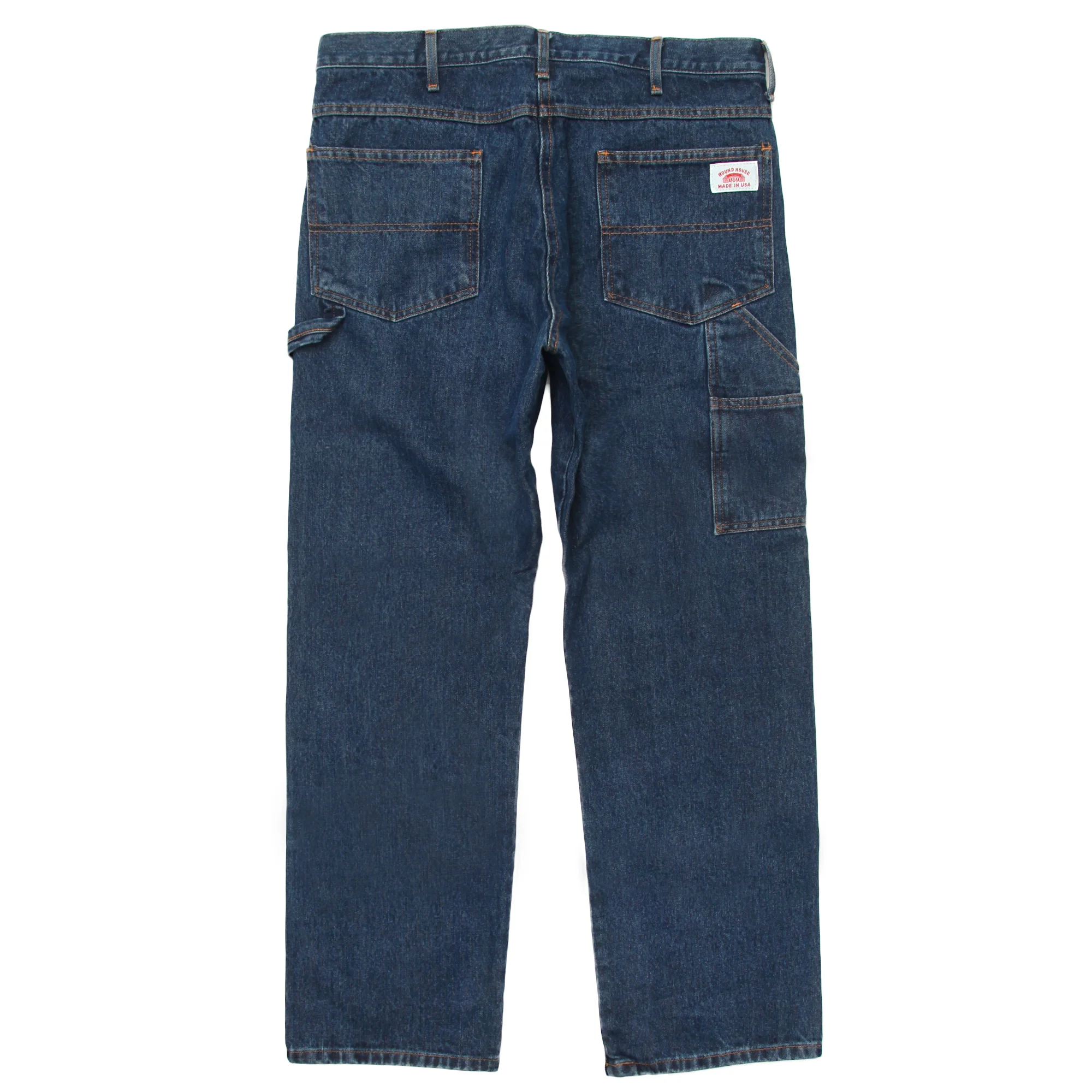 Round House 14oz Carpenter Jeans #1010 - Washed Indigo - Image 5